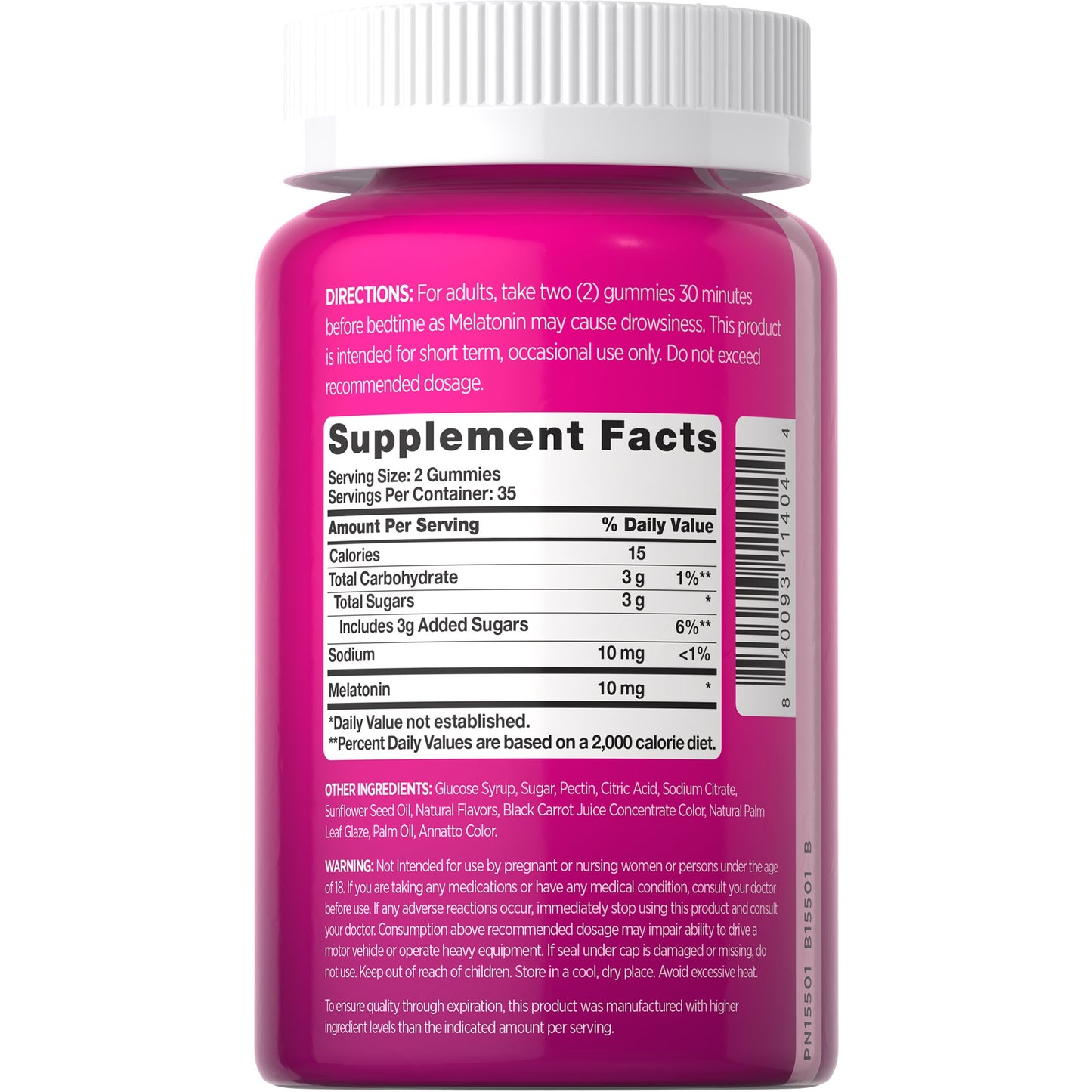 Pink Beauty Rest Melatonin Sleep Gummies - Mixed Berry
