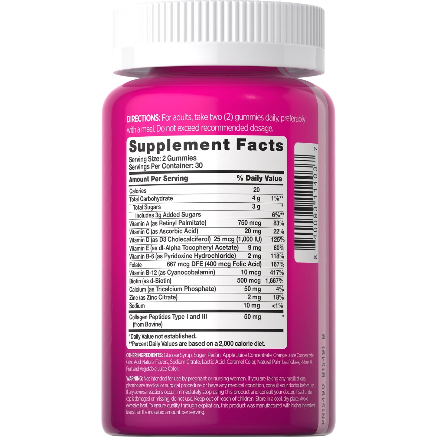 Pink Simply Radiant Multivitamin For Her + Collagen Gummies