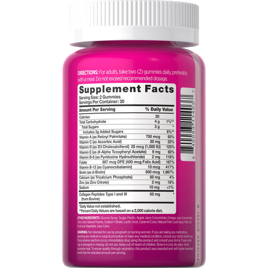 Pink Simply Radiant Multivitamin For Her + Collagen Gummies