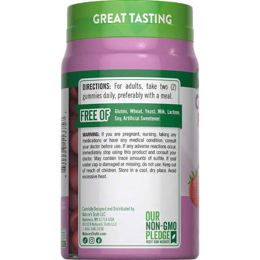 Nature's Truth Type 1 + 3 Collagen Peptides Gummies - Strawberry