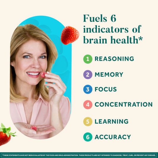 Neuriva Plus Brain Health Support Strawberry Gummies