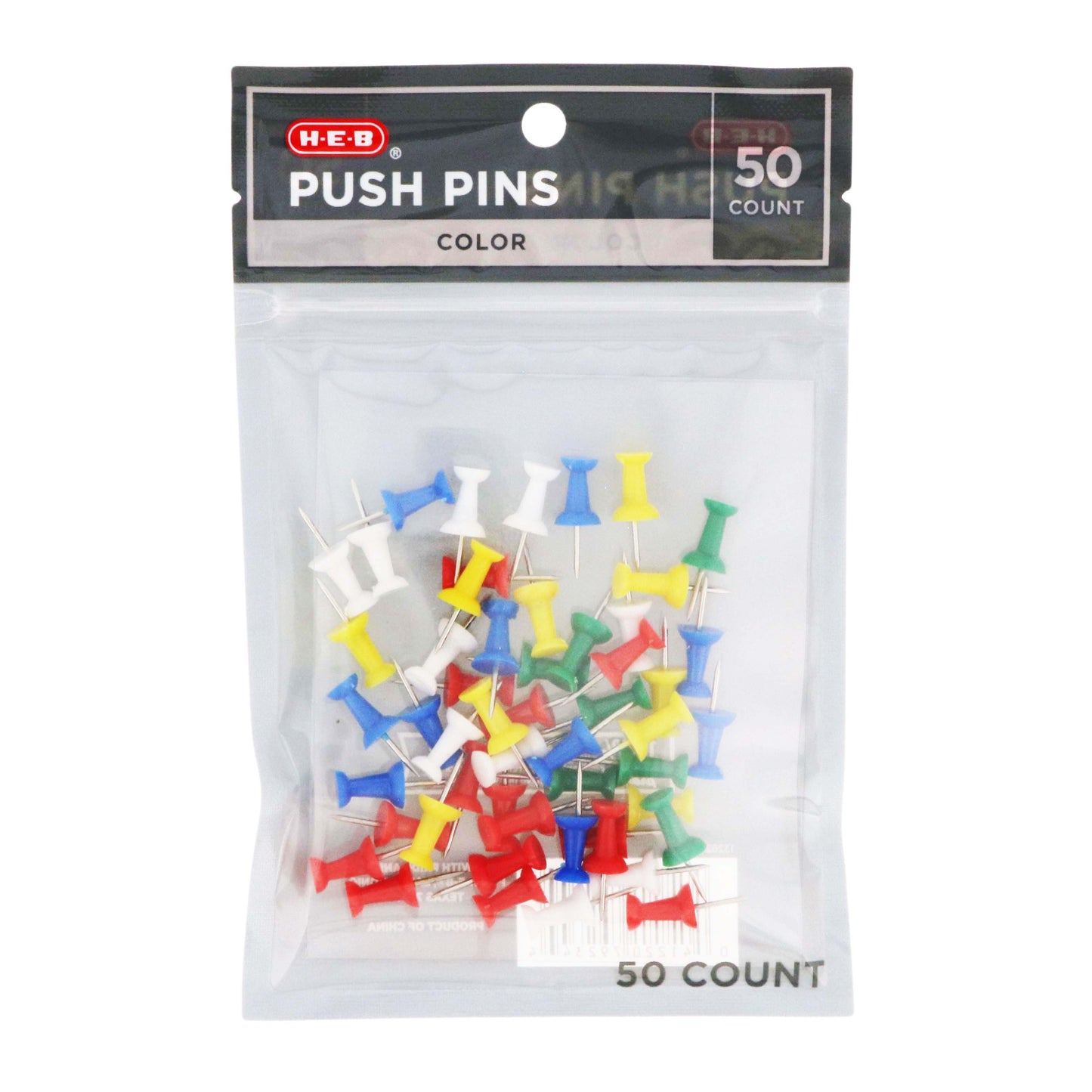 H-E-B Push Pins - Multi Color