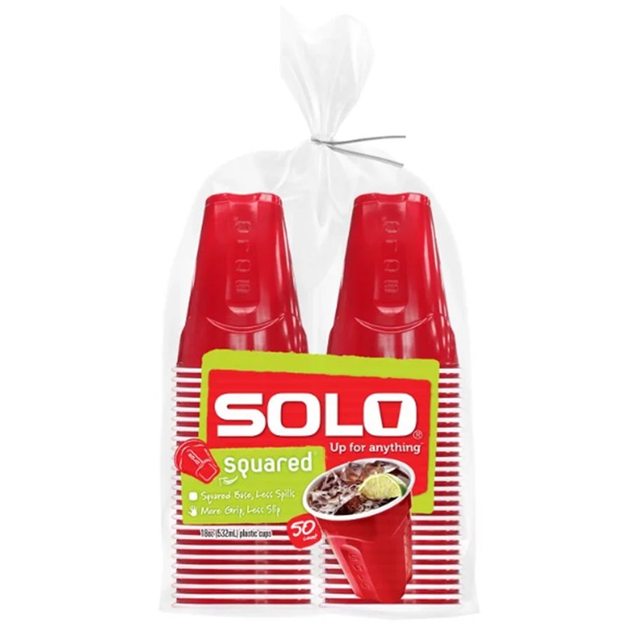 Solo 18 oz Plastic Cups