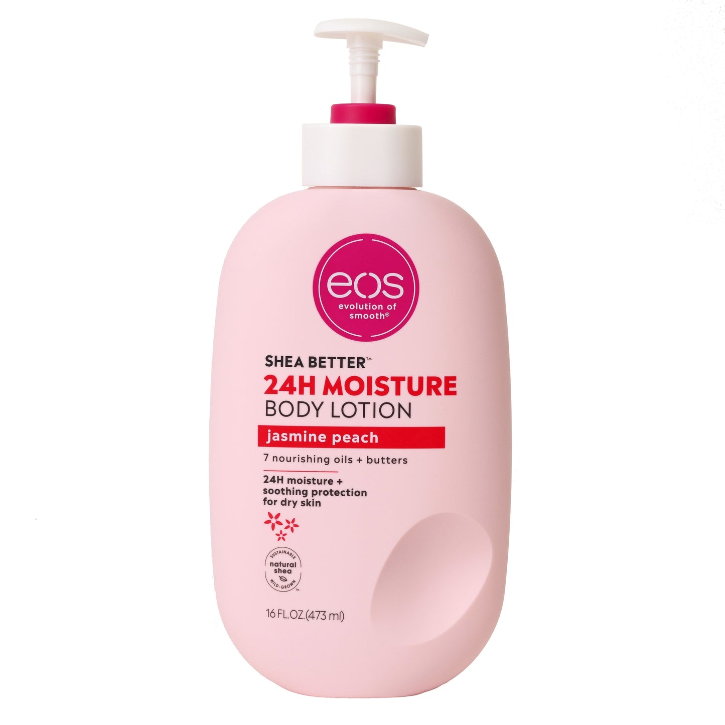 eos Shea Better 24H Moisture Body Lotion - Jasmine Peach
