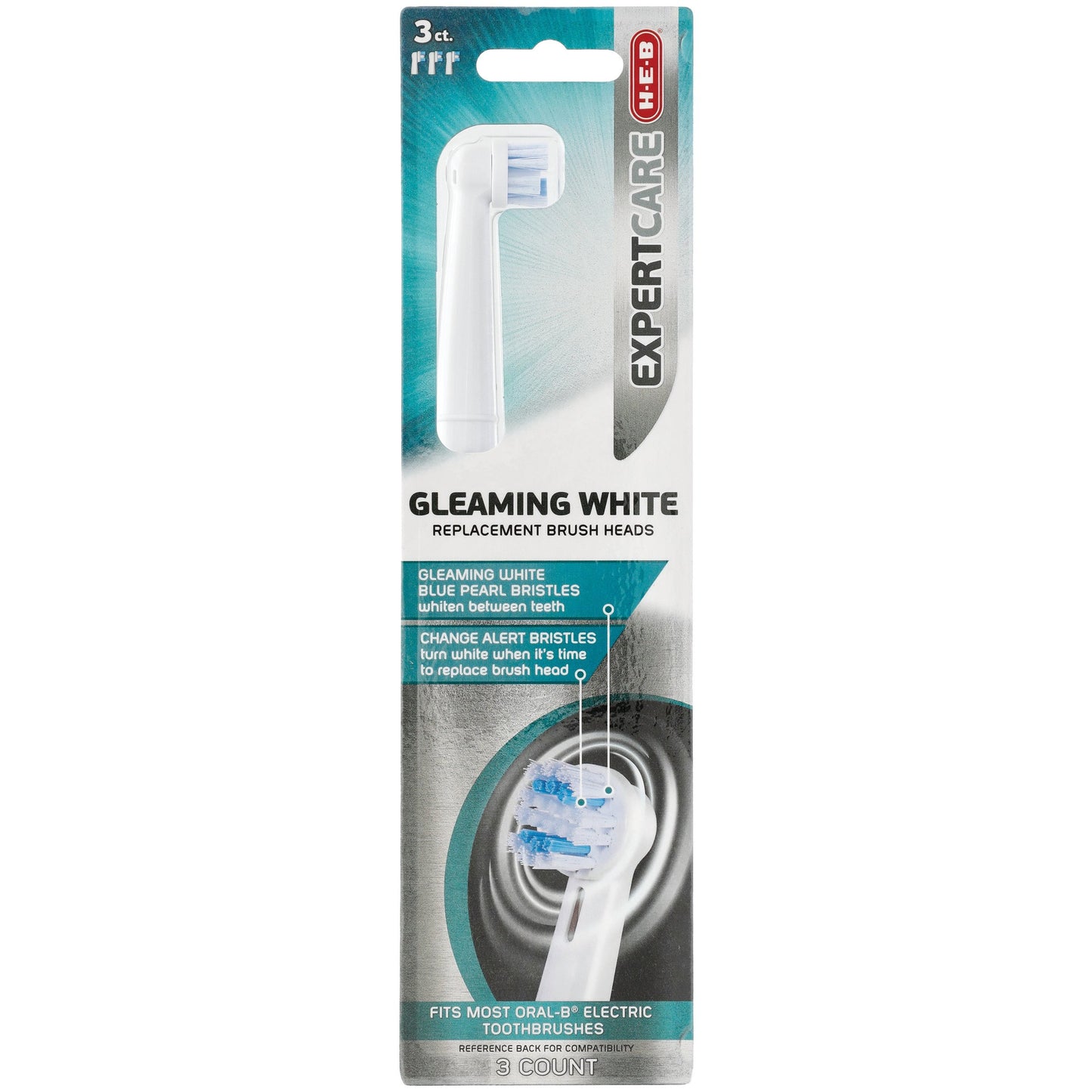 H-E-B Expert Care Gleaming White Replacement Brush Heads