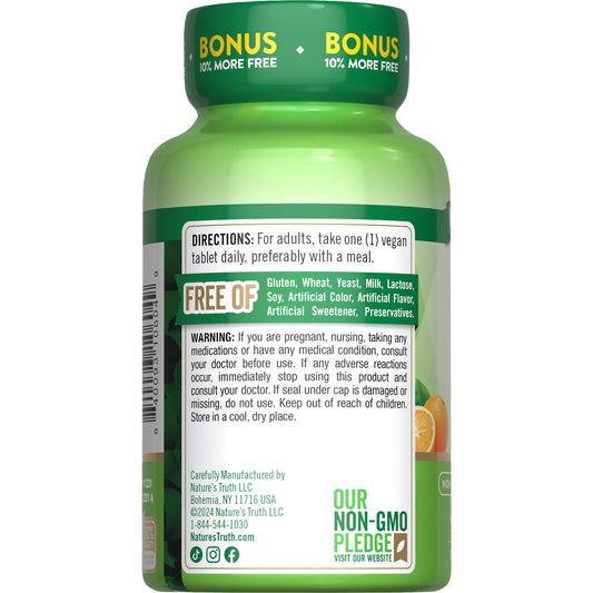 Nature's Truth Vitamin C 500 mg Tablets