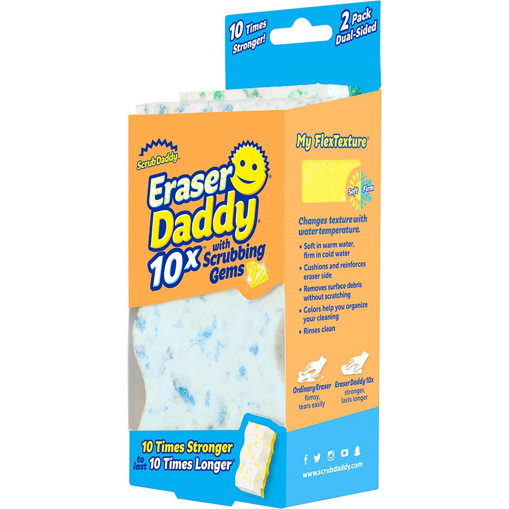 Scrub Daddy Eraser Daddy 10x with Scrubbing Gems
