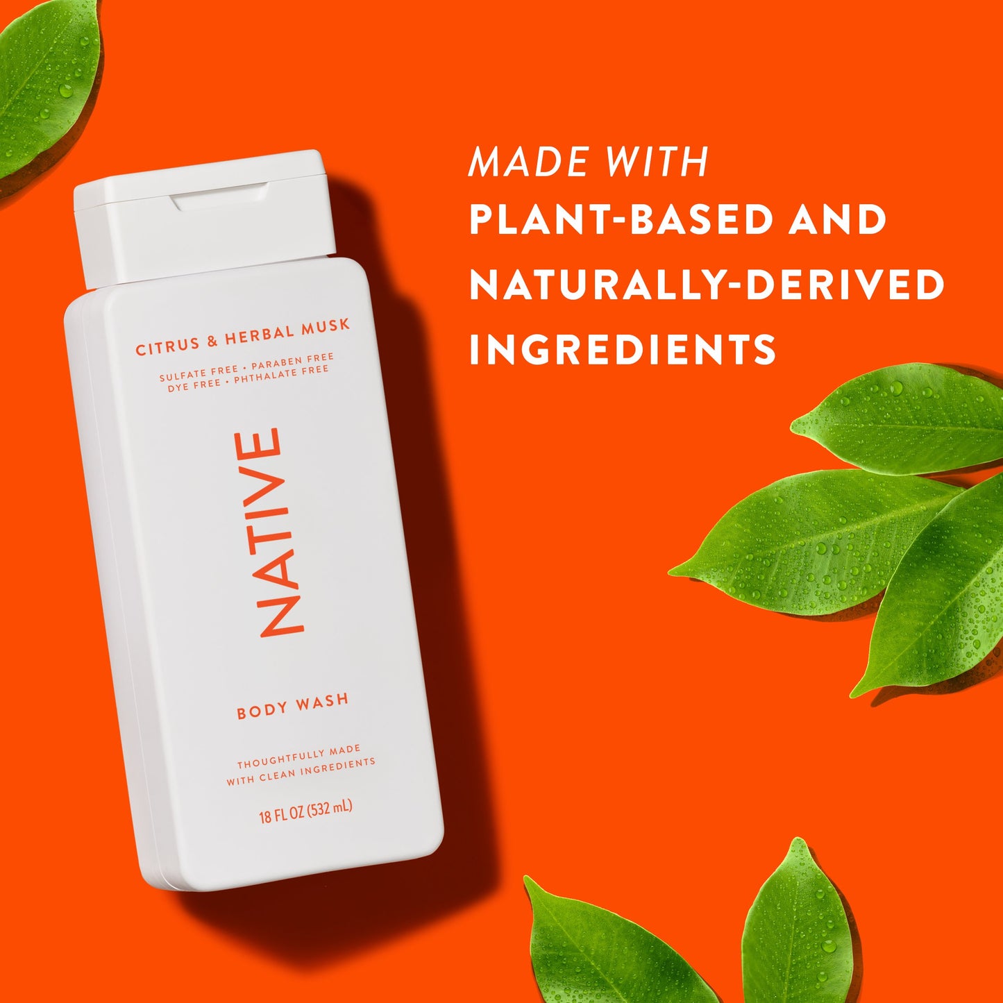 Native Body Wash - Citrus & Herbal Musk