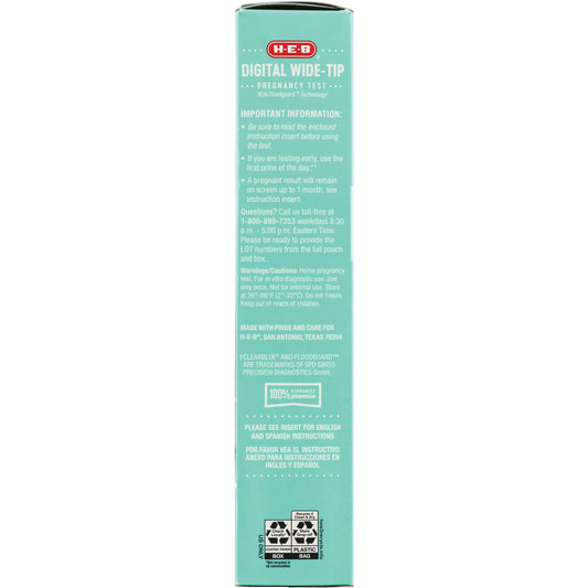 H-E-B Digital Pregnancy Test