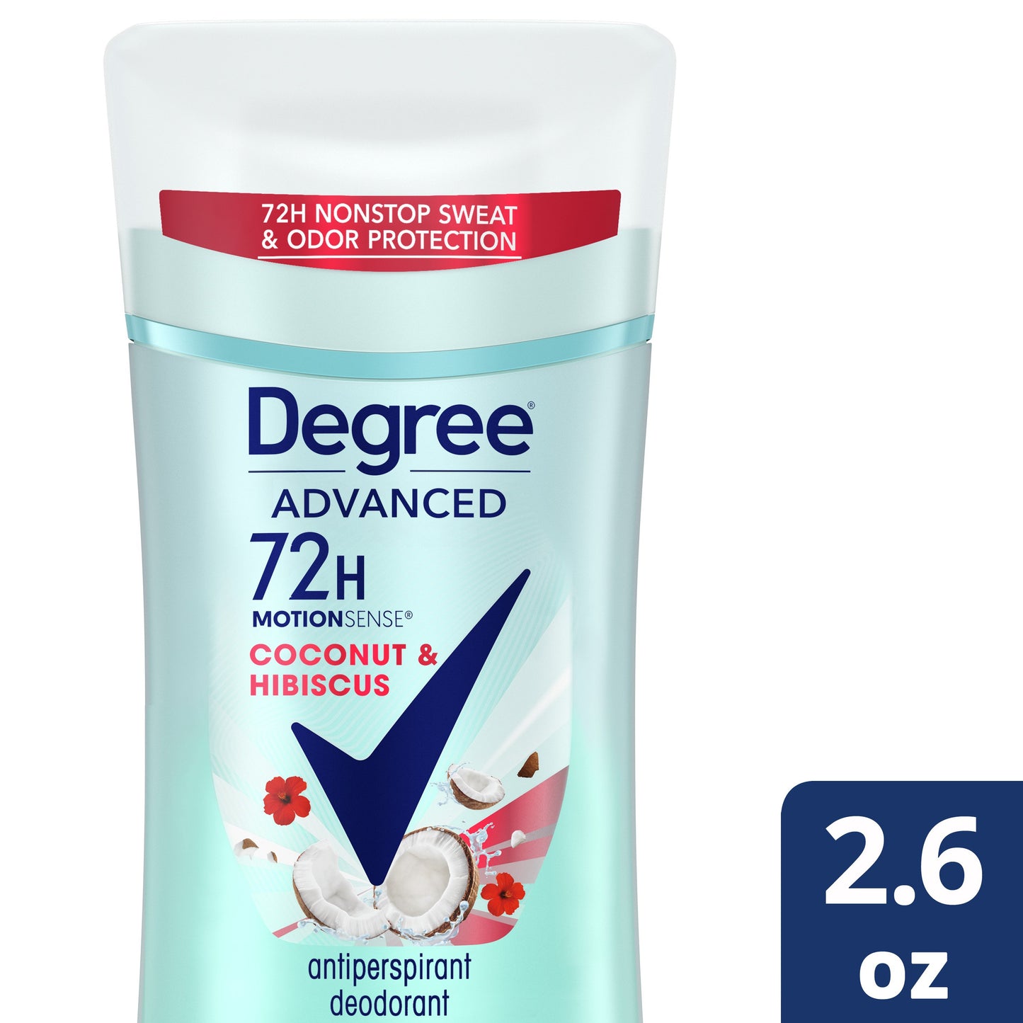 Degree 72 Hr Advanced Antiperspirant Deodorant - Coconut & Hibiscus