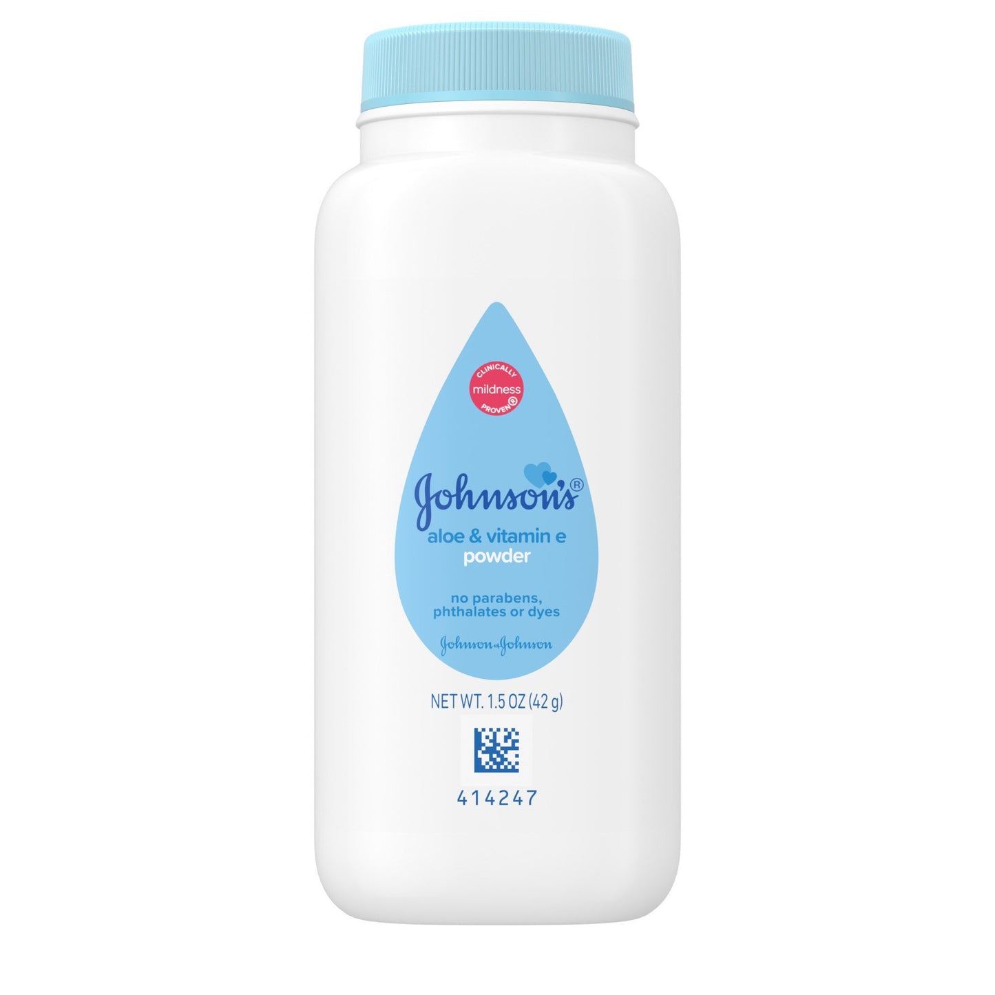 Johnson's Baby Travel Size Aloe & Vitamin E Baby Powder