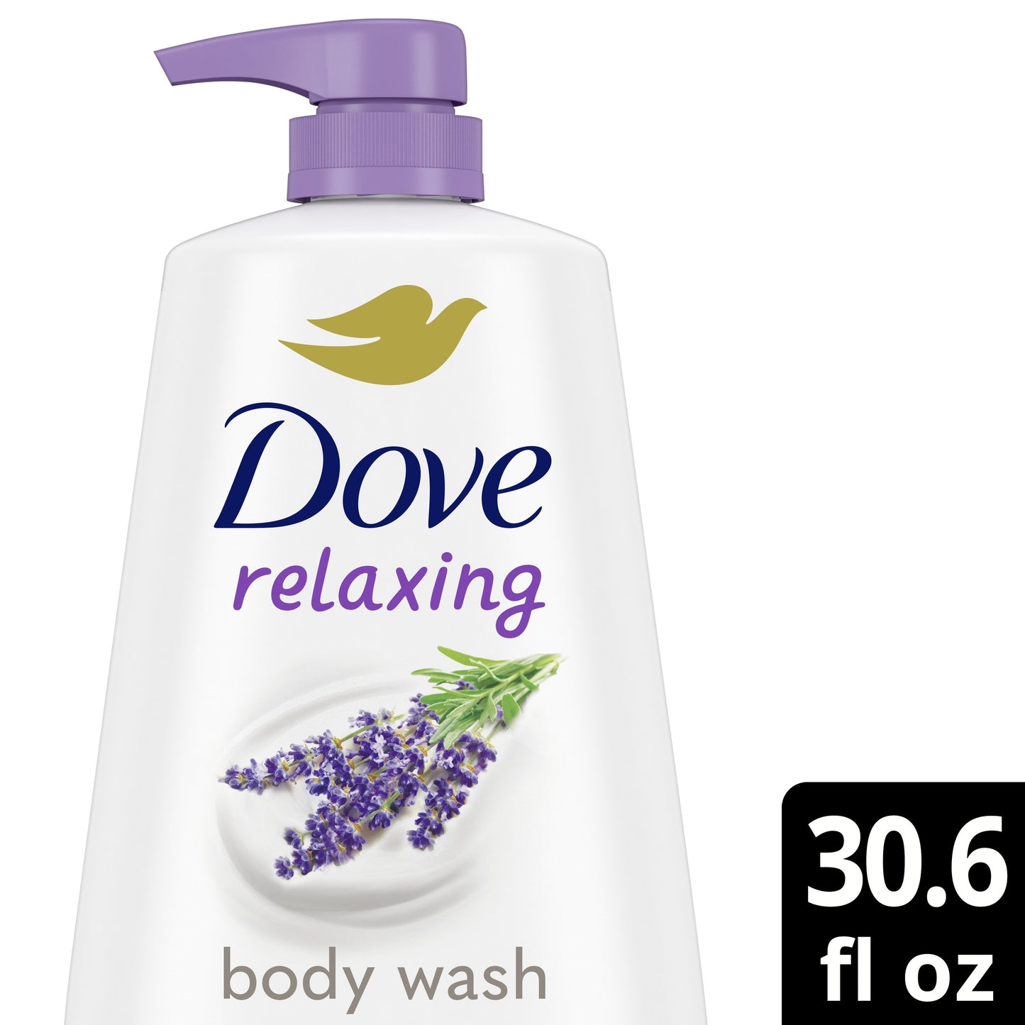 Dove Relaxing Body Wash with Pump - Lavender Oil & Chamomile