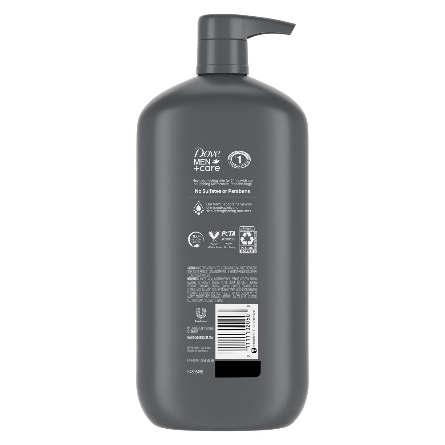 Dove Men+Care Refreshing Body + Face Wash - Extra Fresh