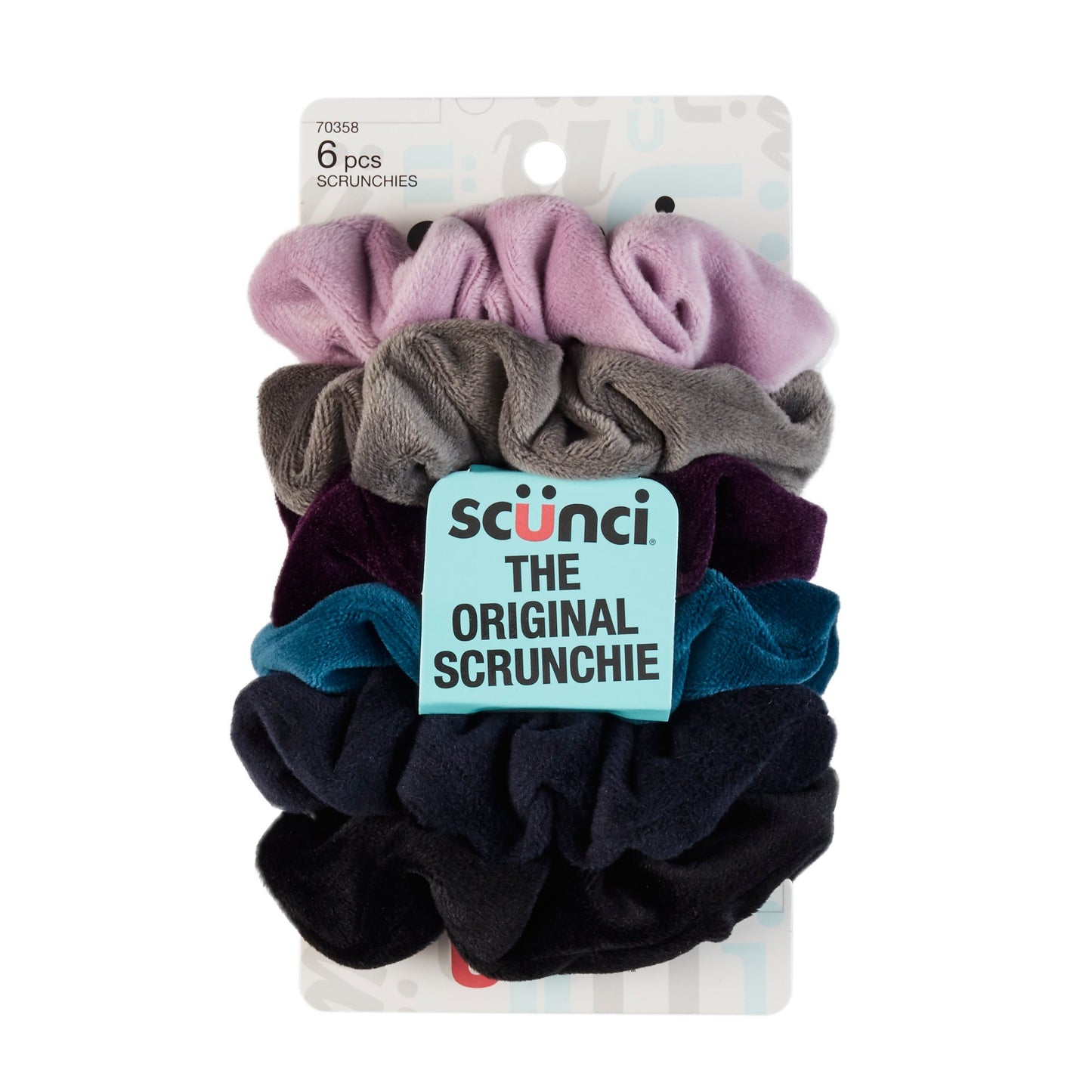 Scunci Velour Scrunchies