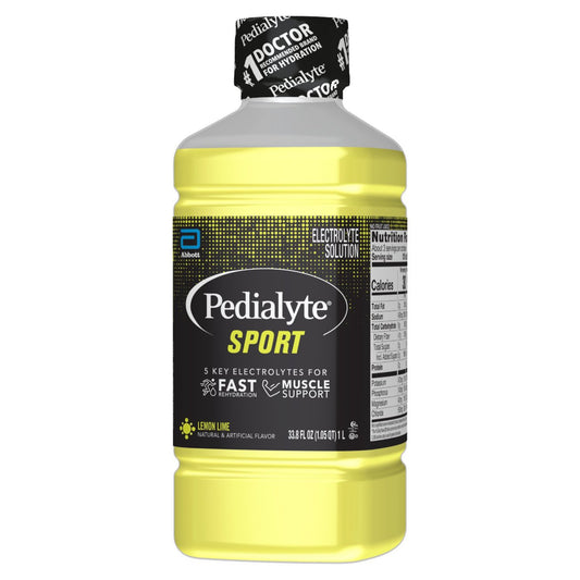 Pedialyte Sport Electrolyte Solution - Lemon Lime
