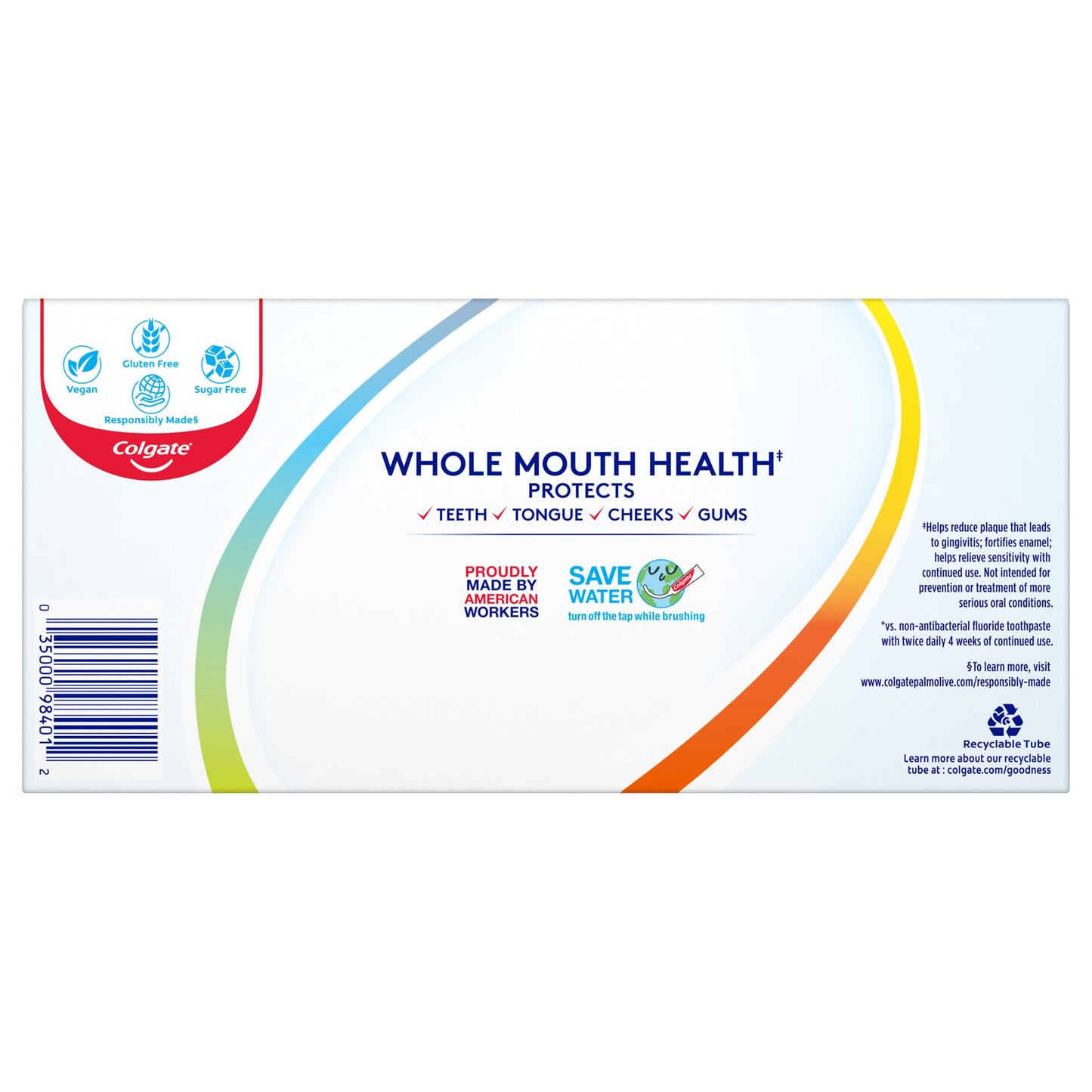 Colgate Total Whitening + Charcoal Toothpaste, 2 Pk