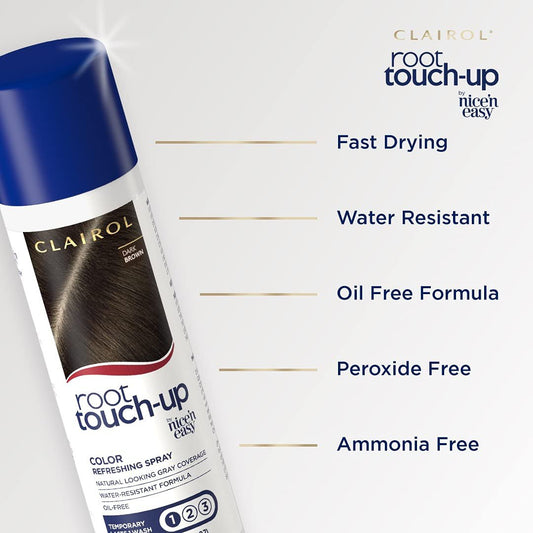 Clairol Root Touch-Up Color Refreshing Spray Medium Brown