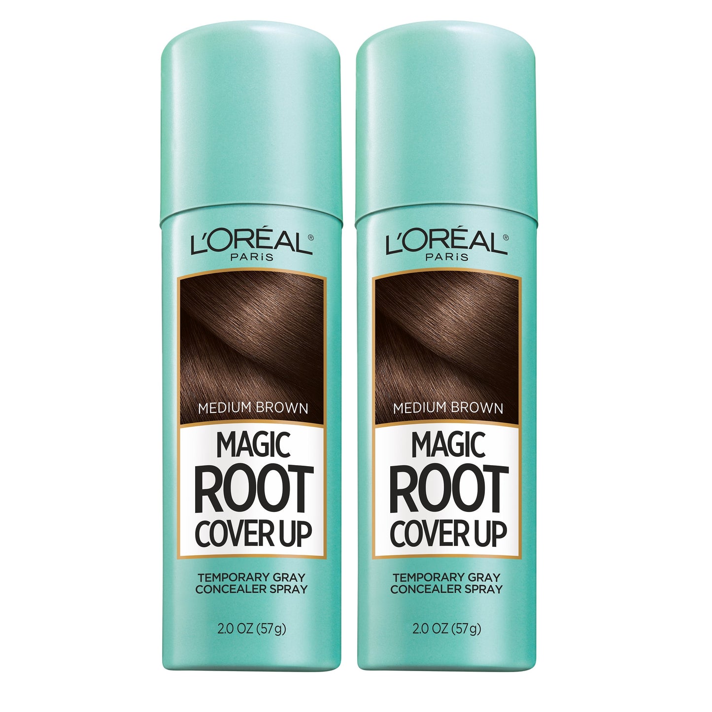 L'Oréal Paris Paris Magic Root Cover Up Medium Brown Twin Pack