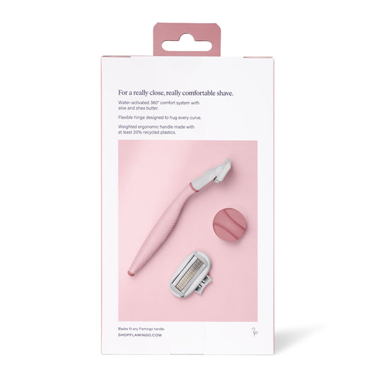 Flamingo Women’s 5 Blade Razor - Rose