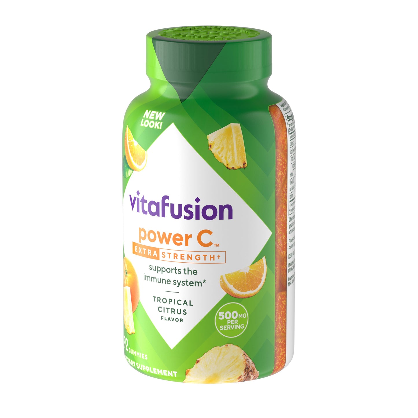 Vitafusion Power C Extra Strength 500 mg Gummies - Tropical Citrus