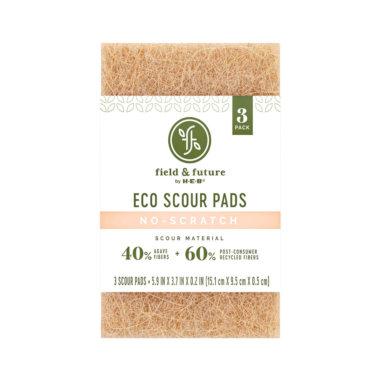 Field & Future by H-E-B Eco Scour No-Scratch Pads