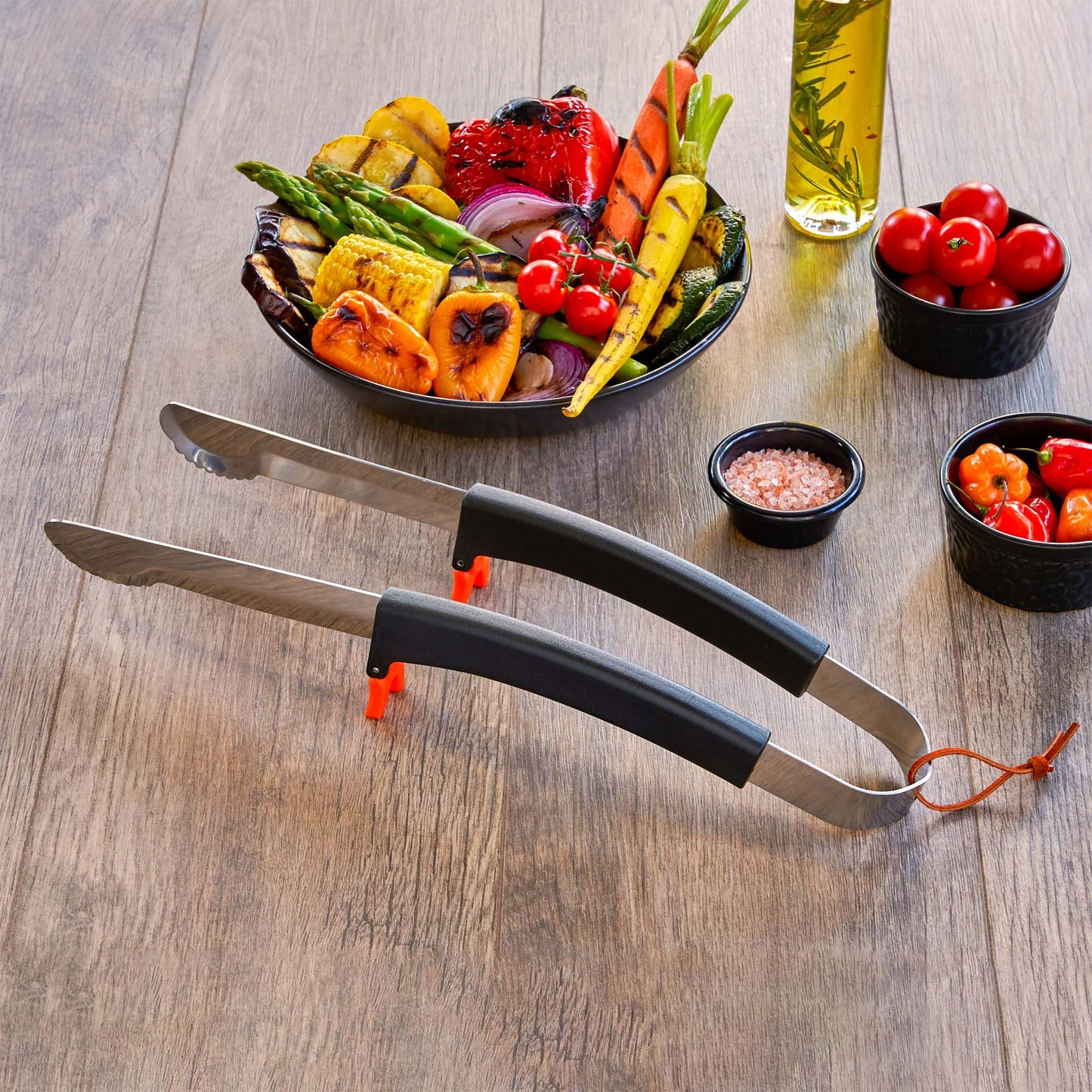 Mr. Bar-B-Q Kickstand Tongs