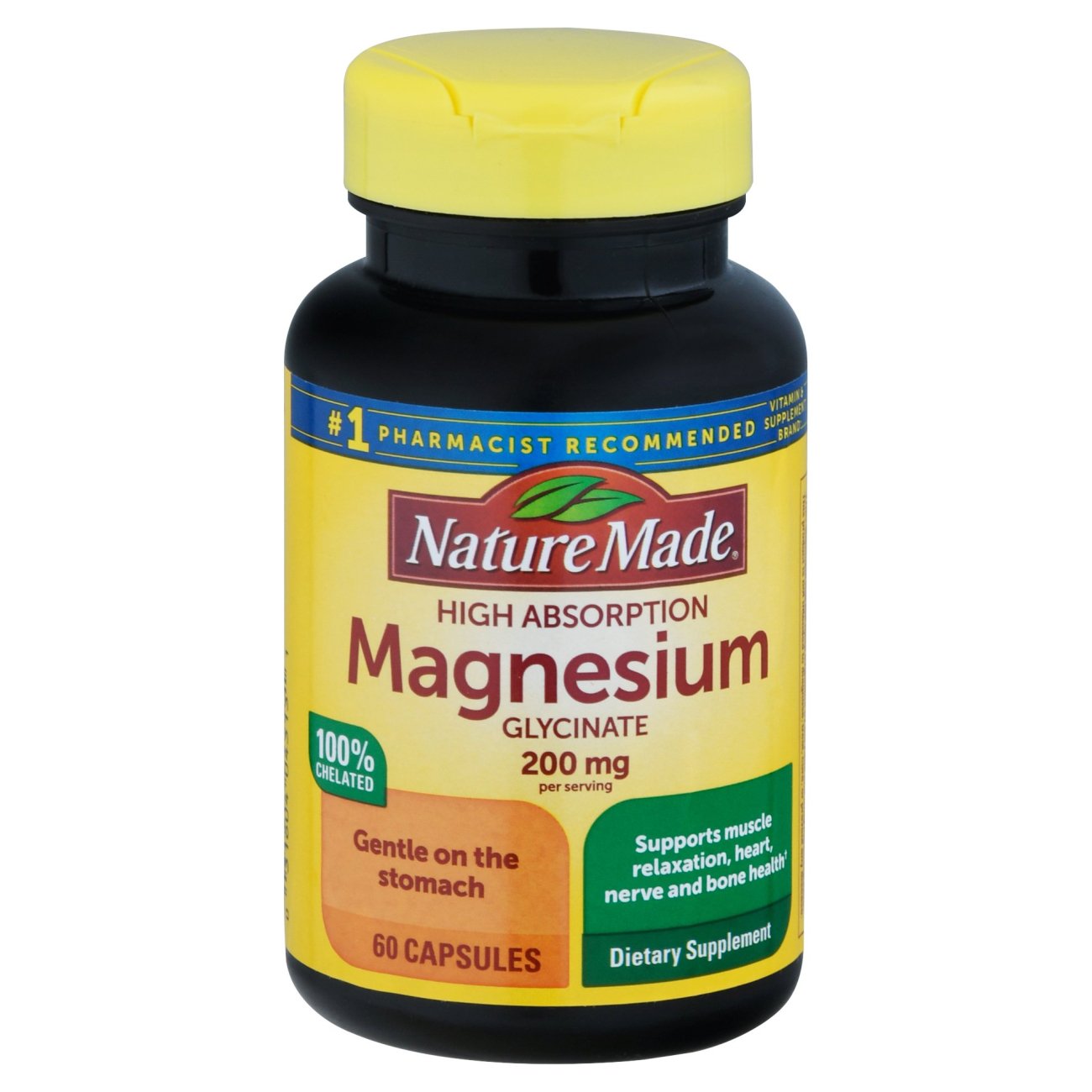 Nature Made High Absorption Magnesium Glycinate 200 mg
