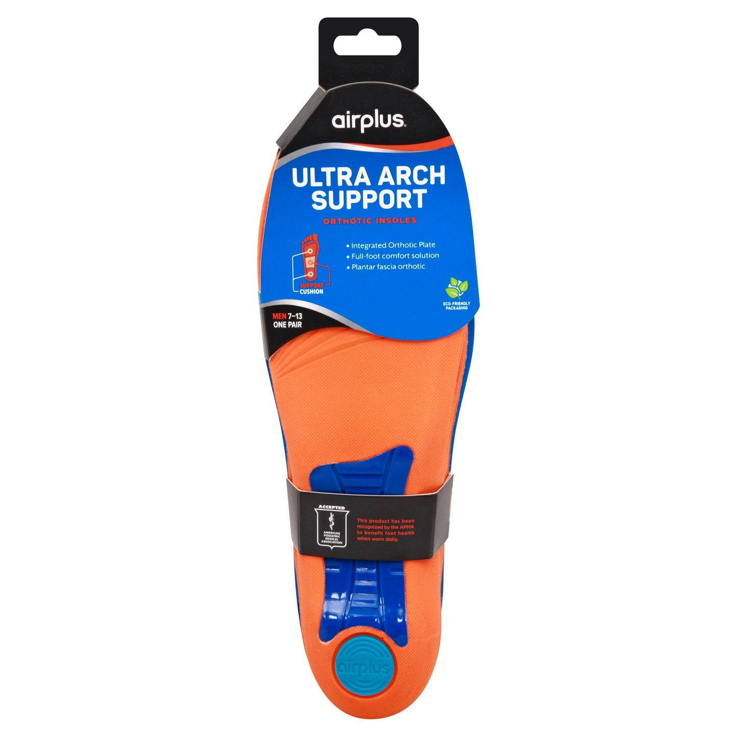Airplus Men's Ultra Arch Support Orthotic Insoles