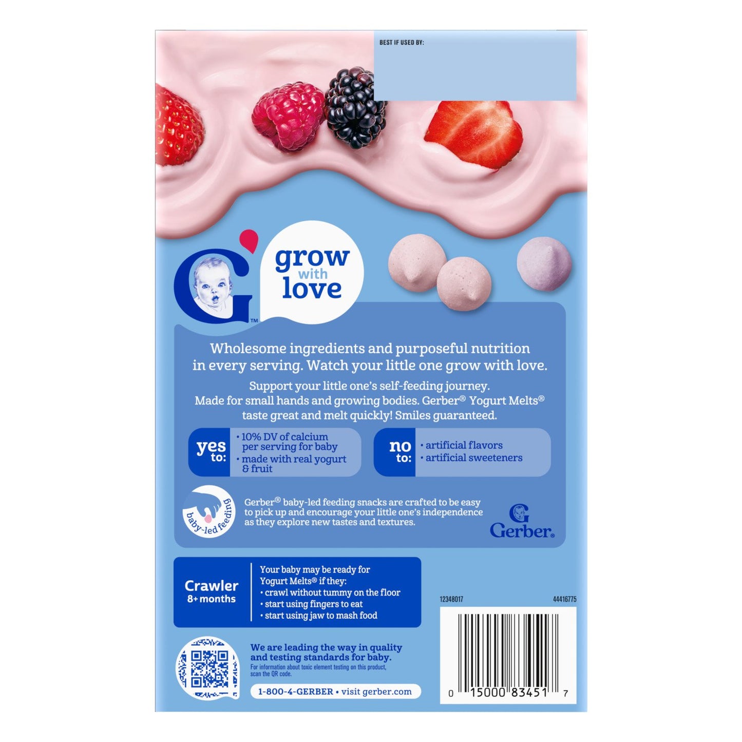 Gerber Yogurt Melts Variety Pack - Strawberry & Mixed Berries