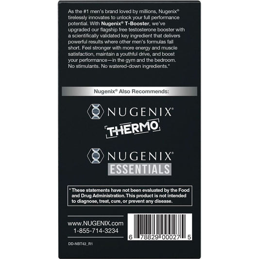 Nugenix T-Boost Free Testosterone Booster Capsules