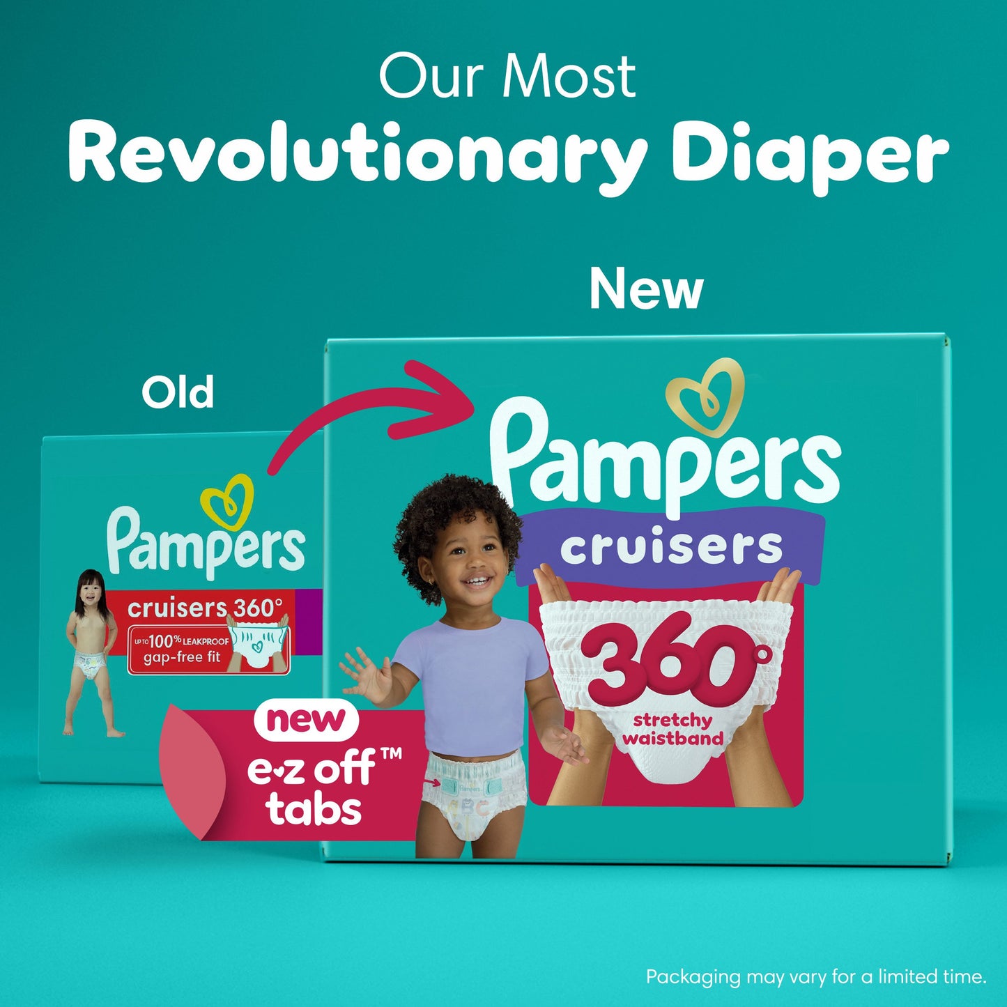 Pampers Cruisers 360 Degrees Pull On Diaper - Size 7