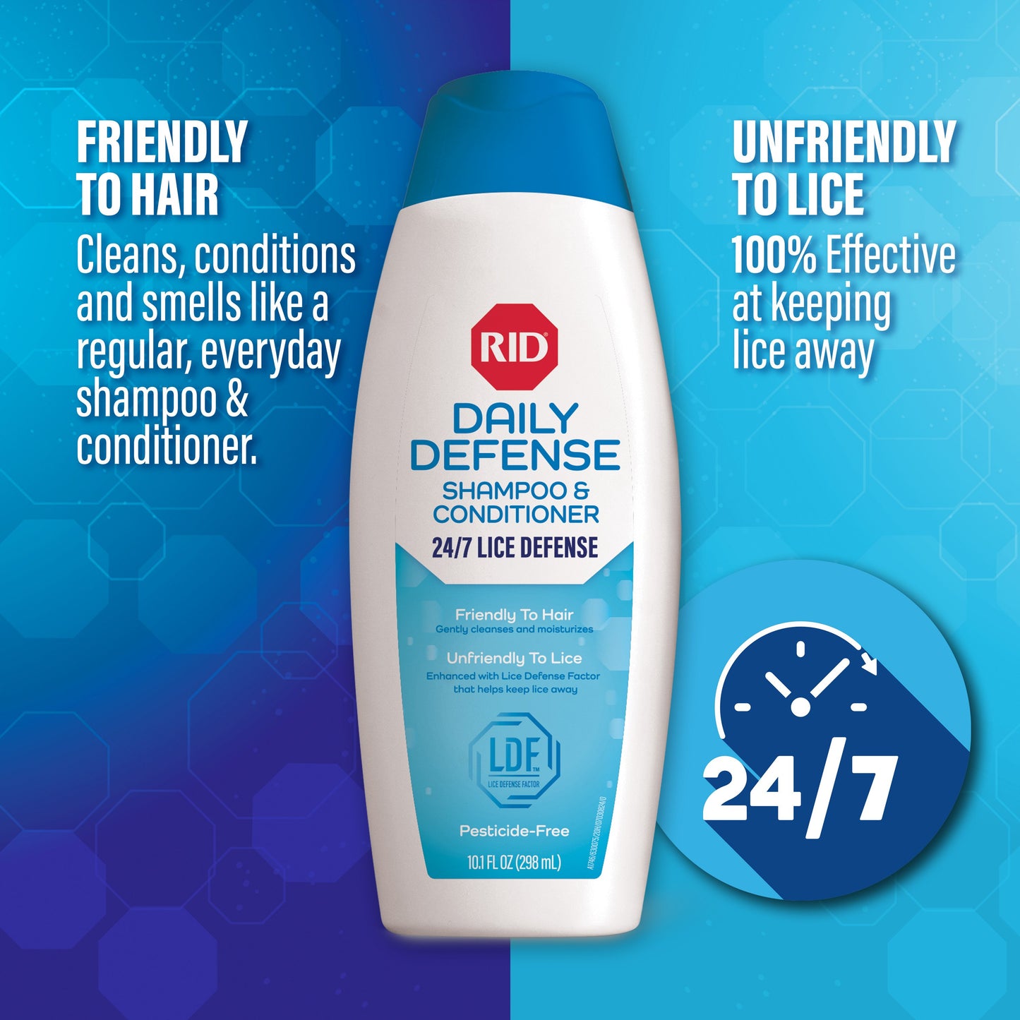 RID Daily Defense Lice Shampoo & Conditioner