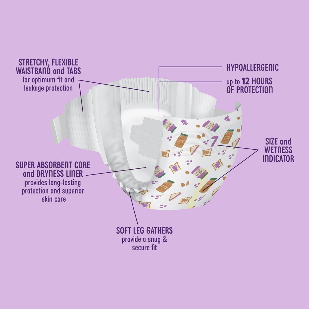 H-E-B Baby Small Pack Diapers - Size 7