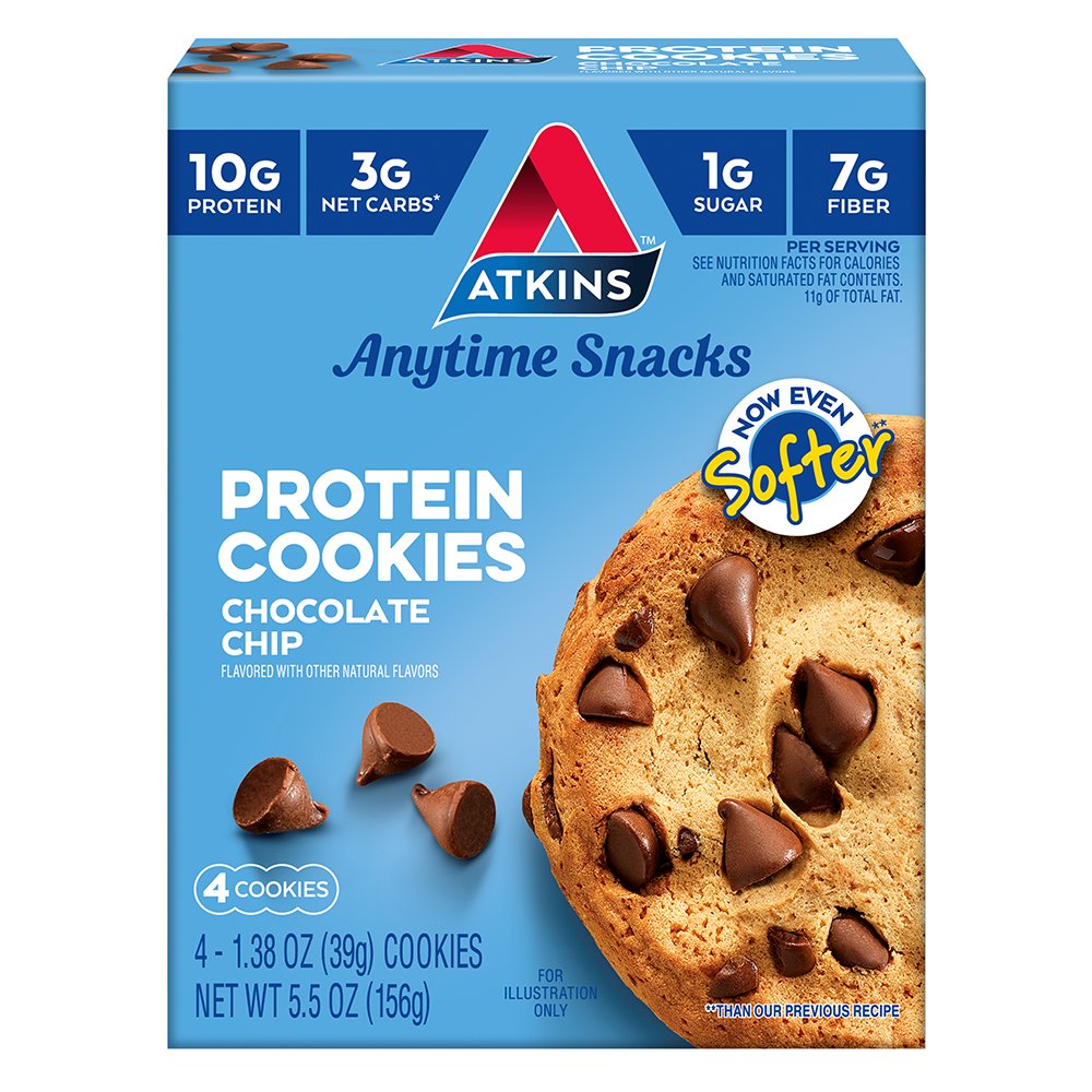 Atkins 10g Protein Cookies - Chocolate Chip