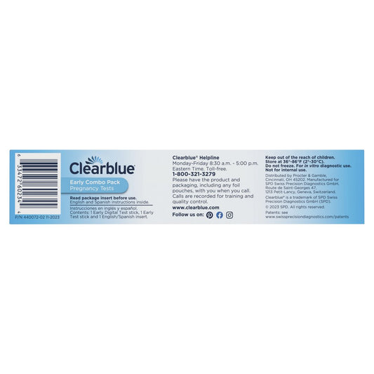 Clearblue Pregnancy Test Combo Pack - Digital with Smart Countdown & Rapid Detection
