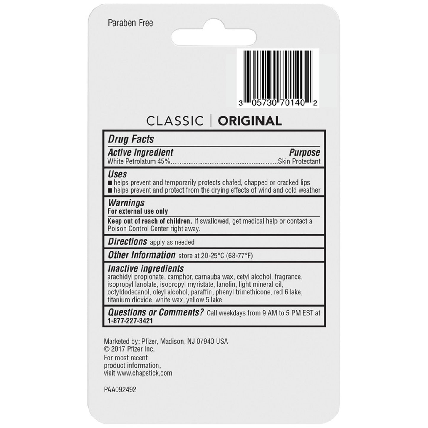 ChapStick Lip Balm - Classic Original
