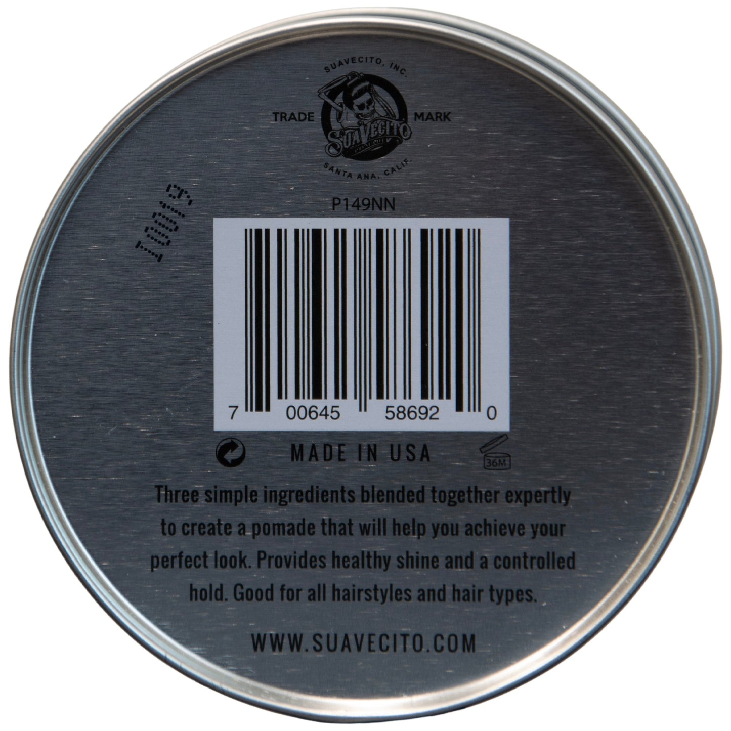 Suavecito Oil Based Styling Hair Pomade