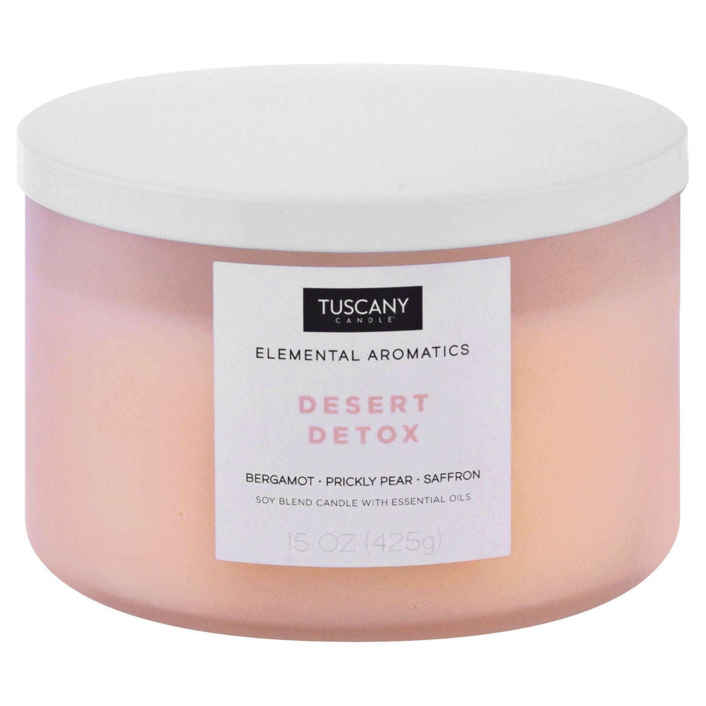 Tuscany Candle Elemental Aromatics Desert Detox Soy Blend Candle
