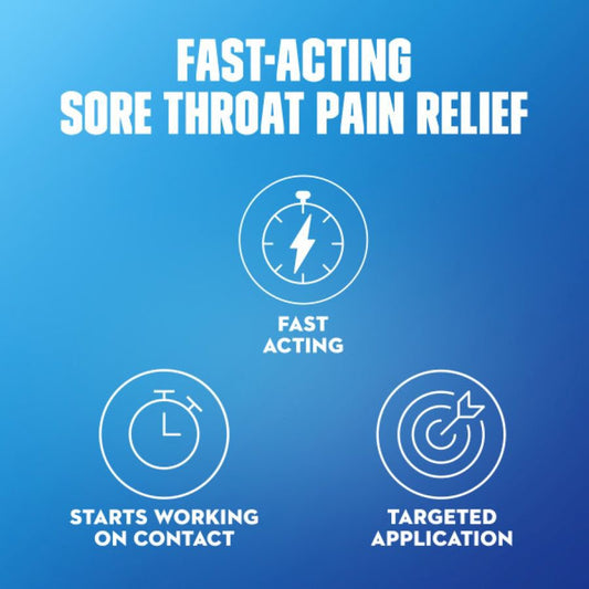 Mucinex InstaSoothe™ Sore Throat + Pain Relief Spray - Cherry