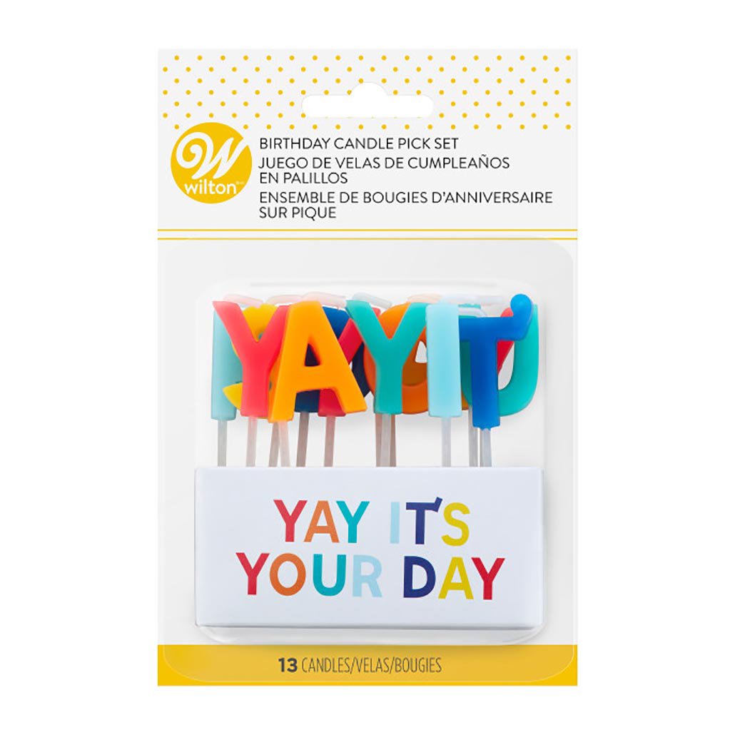 Wilton Yay It's Your Day Candle Pick Set