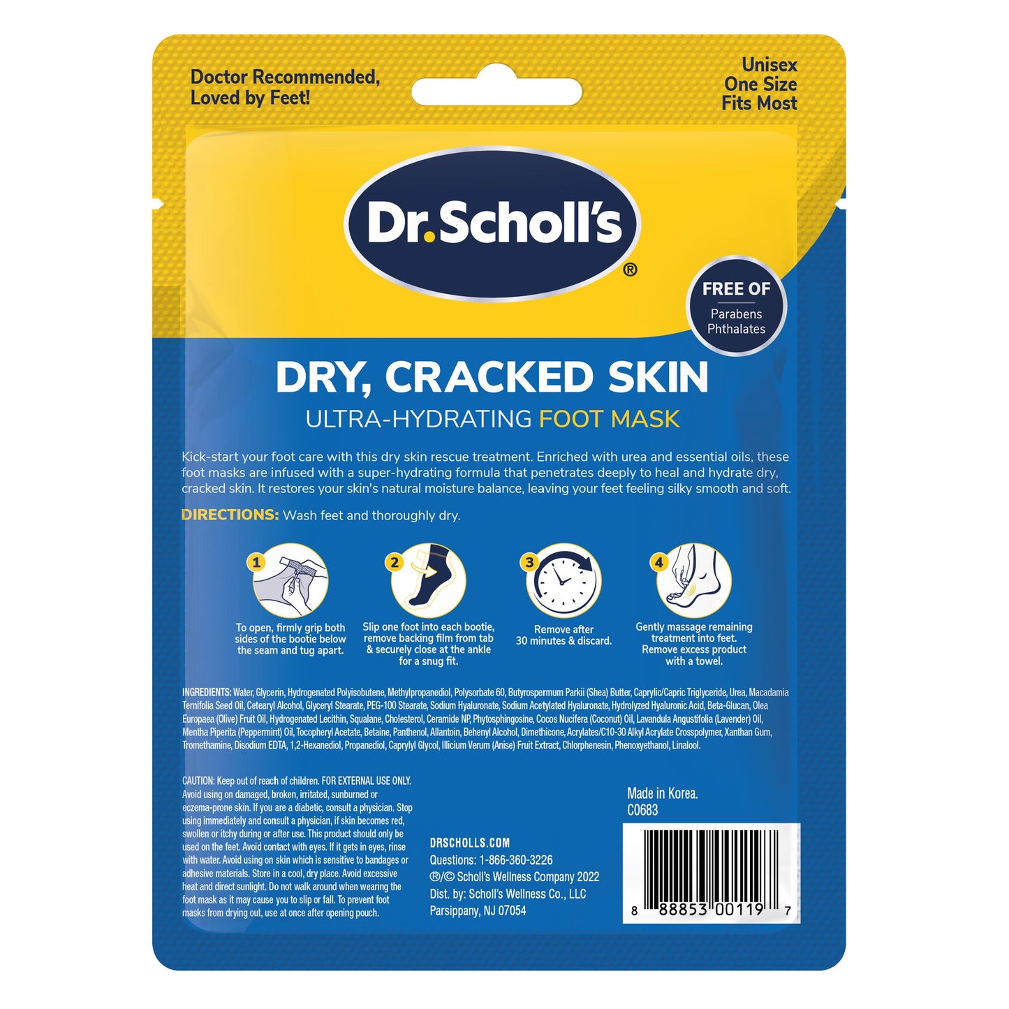 Dr. Scholl's Ultra Hydrating Foot Mask