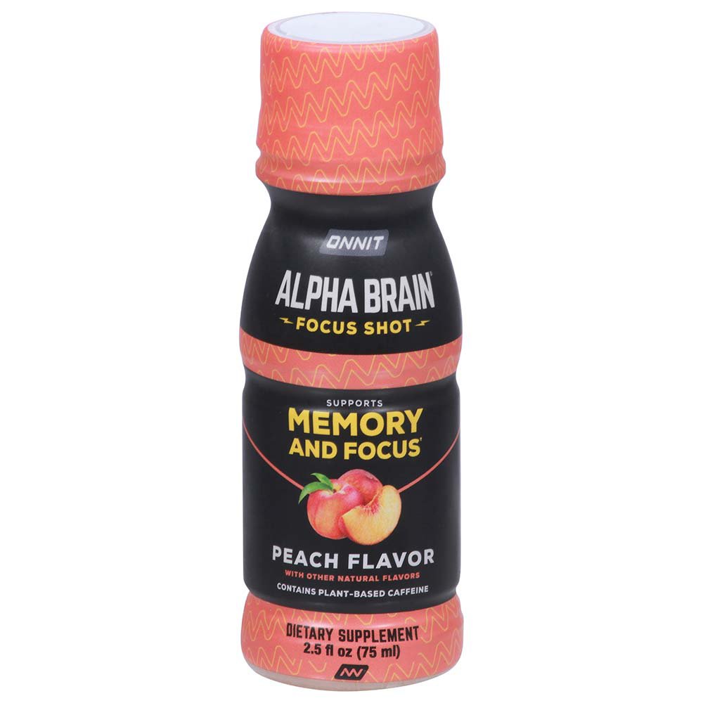 Onnit Alpha Brain Focus Shot - Peach