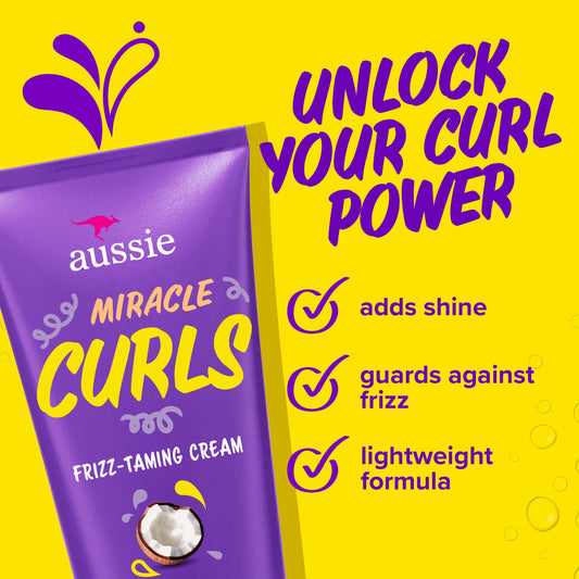 Aussie Miracle Curls Frizz Taming Cream