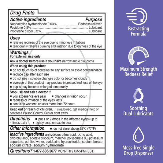 Rohto Optic Glow Lubricant Eye Drops