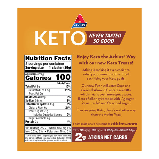 Atkins Keto Caramel Almond Clusters