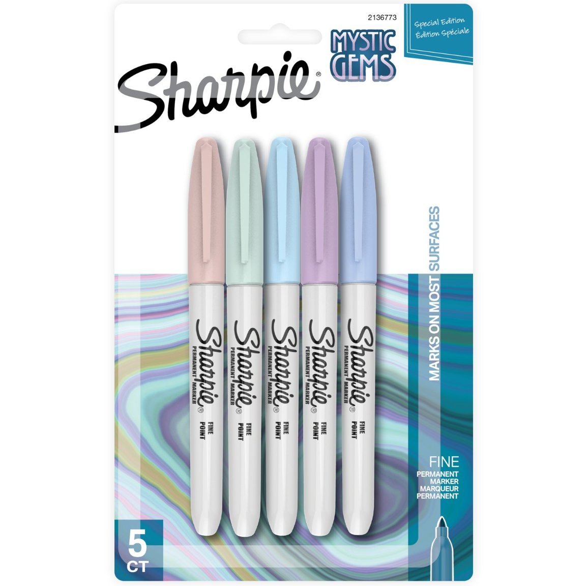 Sharpie Mystic Gems Fine Tip Permanent Markers - Assorted Ink