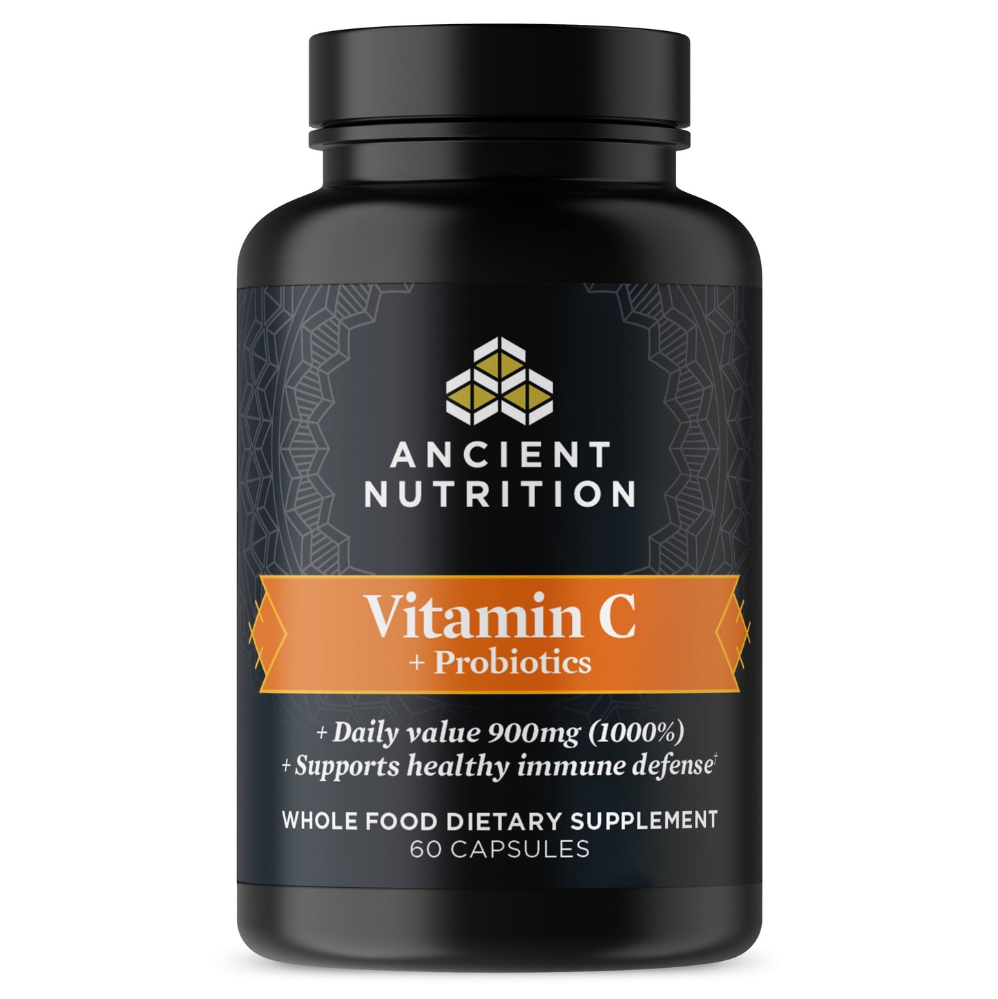 Ancient Nutrition Vitamin C + Probiotics Capsules