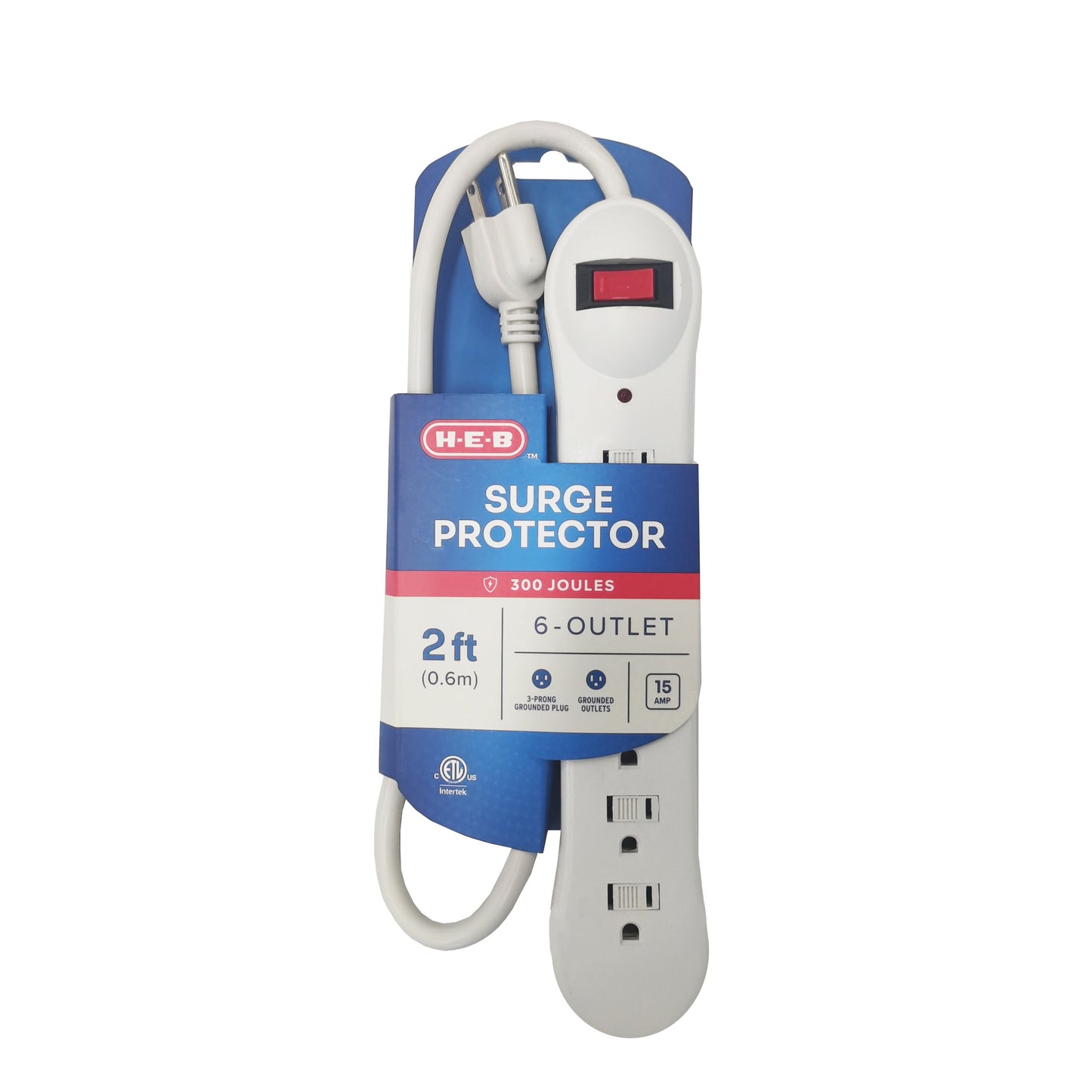 H-E-B 6-Outlet Surge Protector