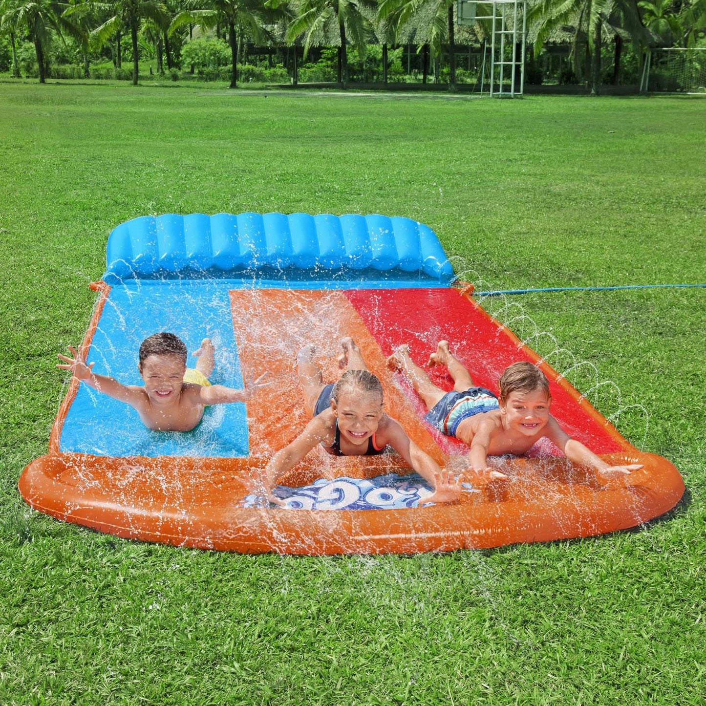 H2OGO! Tsunami Splash Ramp Triple Water Slide