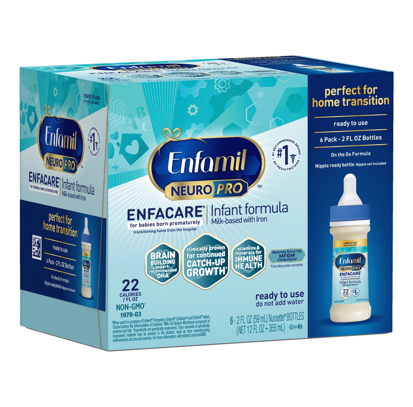 Enfamil NeuroPro EnfaCare Milk-Based Infant Formula Bottles